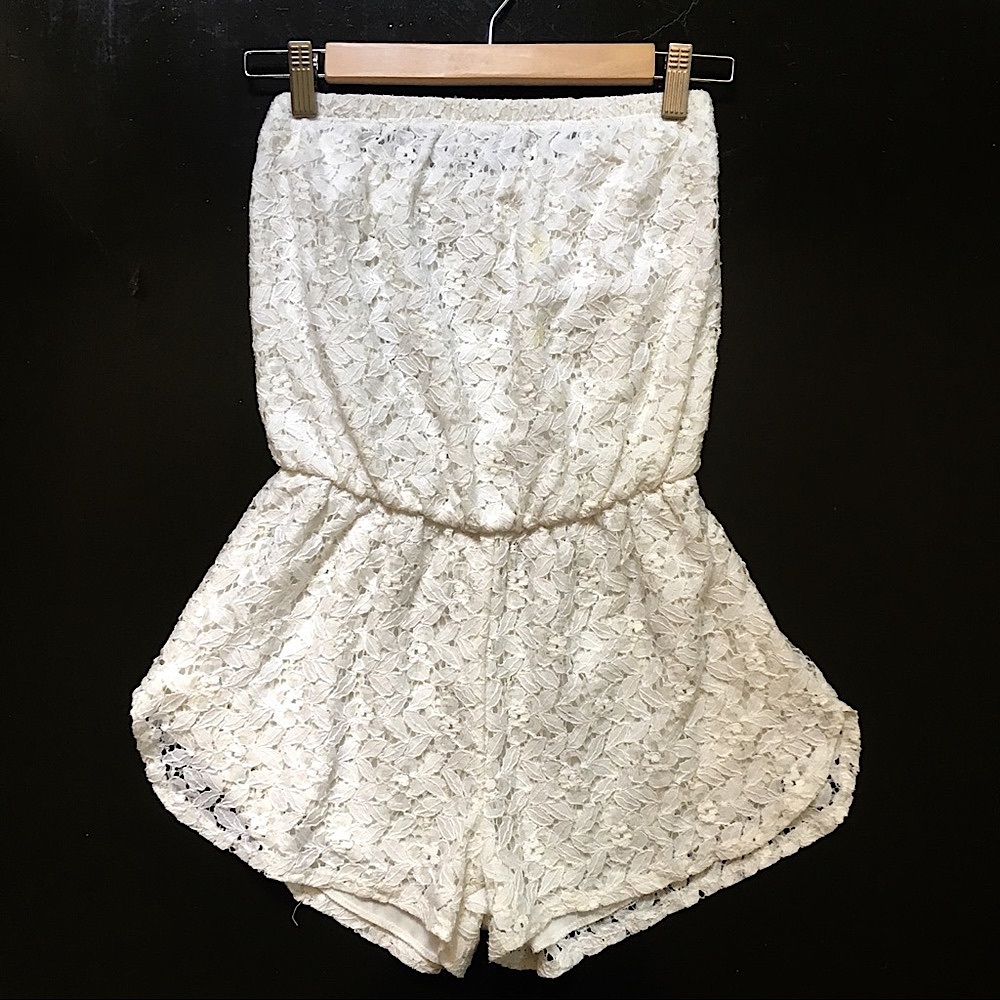 Pacsun Lace Strapless Romper